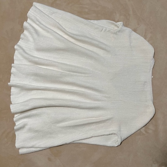 Free People oversized v-neck sweater size L oatmeal cream - Picture 5 of 15